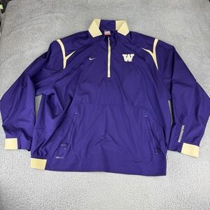 WASHINGTON HUSKIES Nike Fit‎ 1/4 zip neck lightweight PULLOVER men's Size Xxl